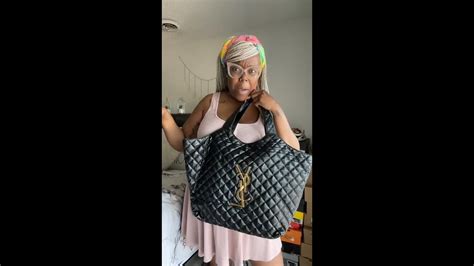 ysl dhgate|DHGate: YSL Quilted Tote Bag & Foam Runners Unboxing.